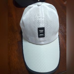 White Golf cap, hat Men's Women's.  Adjustable back NWT